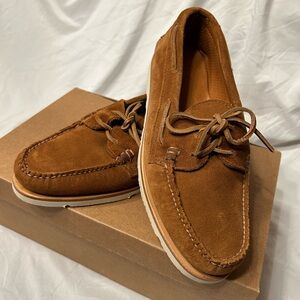 Sperry Topsiders - Tan Suede (Snuff) Men’s 10.5
